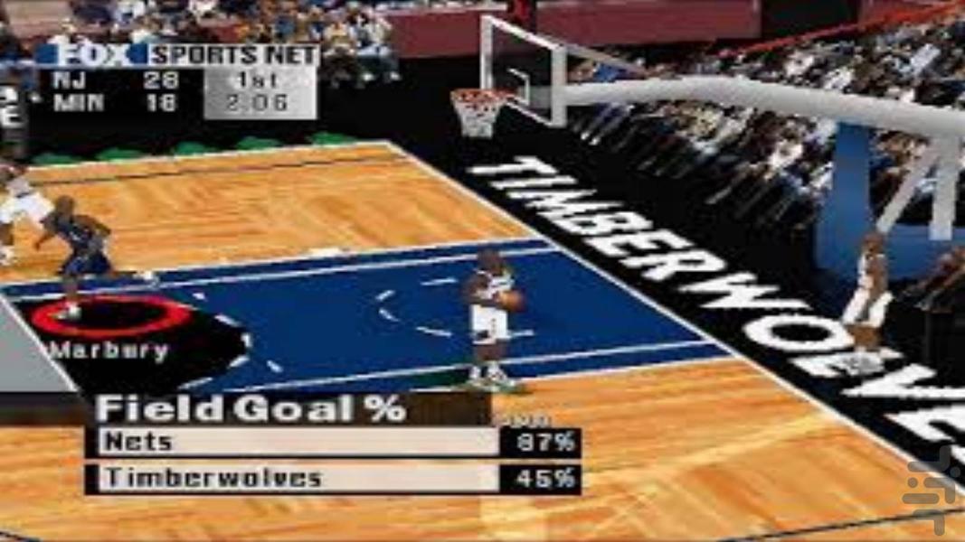 نوین فاکس بسکتبال nba ۲۰۰۰ - عکس بازی موبایلی اندروید