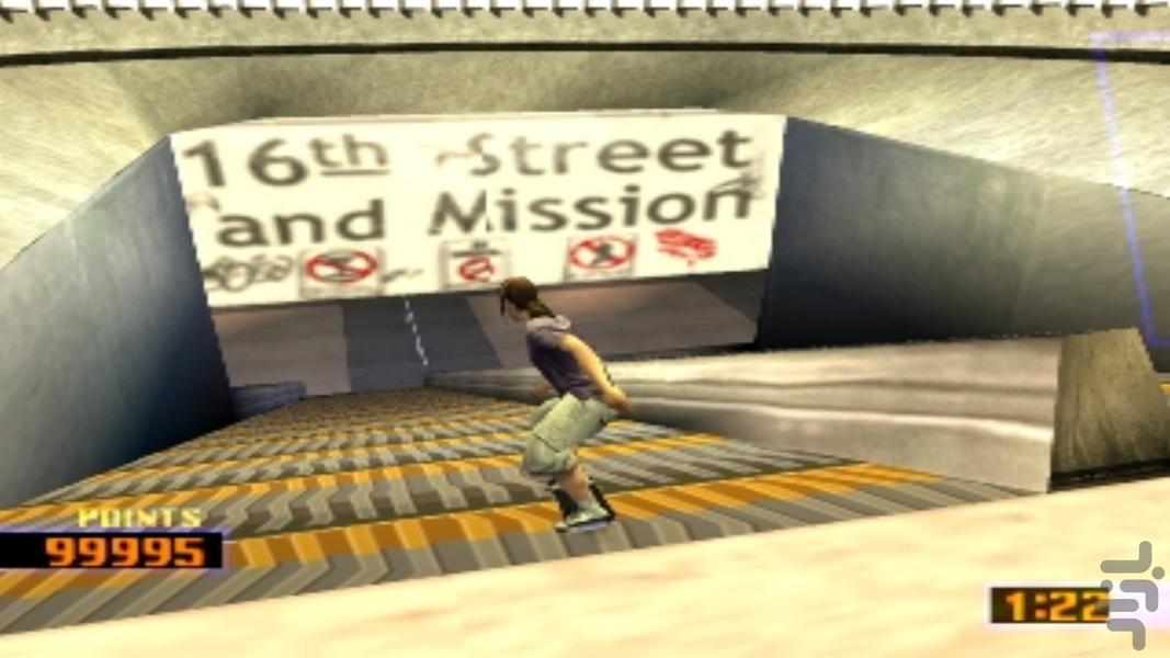 نوین اسکیت سوار سرعتی - Gameplay image of android game
