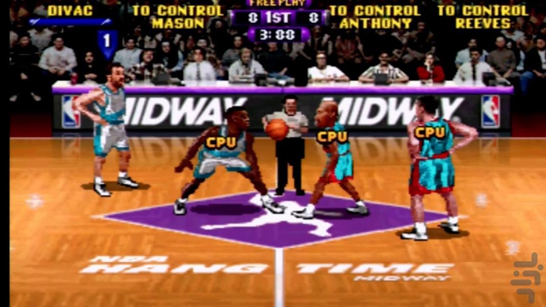 نوین بسکتبال پرواز NBA - عکس بازی موبایلی اندروید