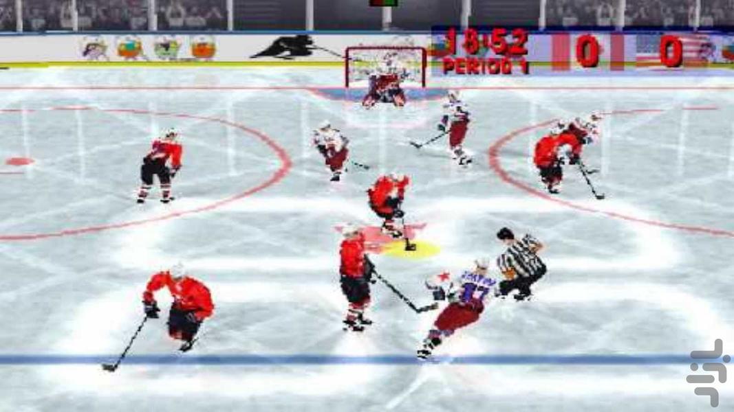 Actua Ice Hockey - Gameplay image of android game