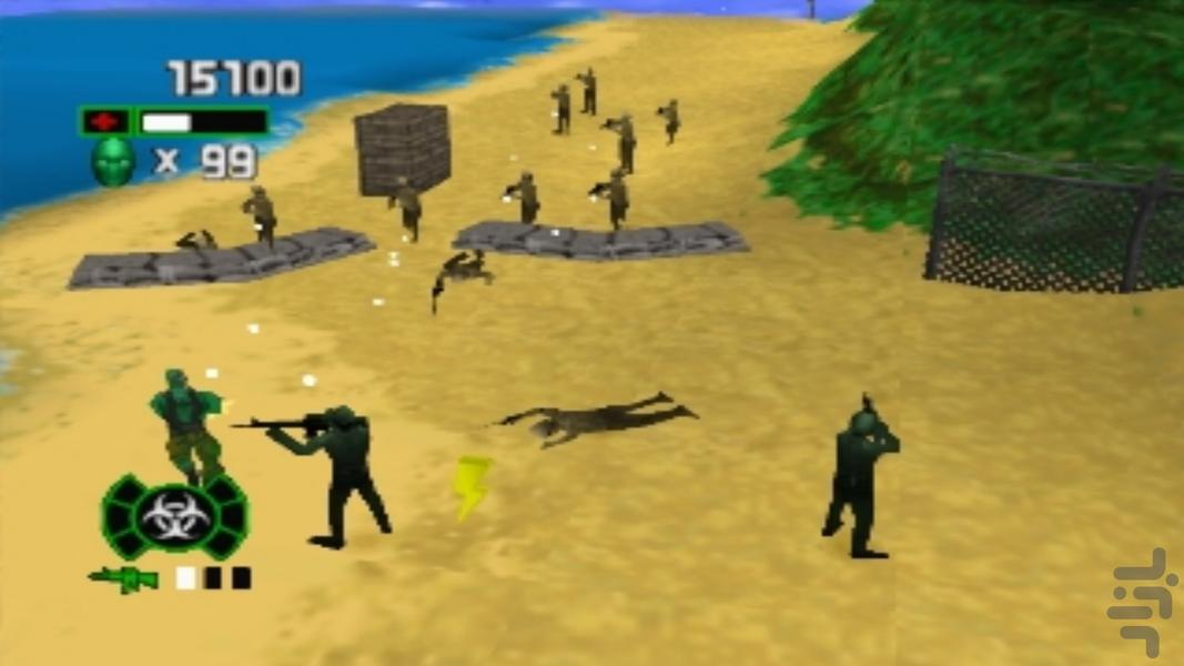 مدرن ارتش مردان سرخ سبز - عکس بازی موبایلی اندروید