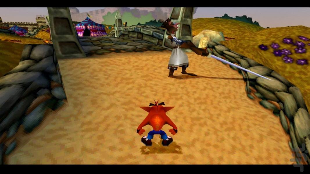 کراش مدرن انفجار دنیا (ژاپنی) - Gameplay image of android game