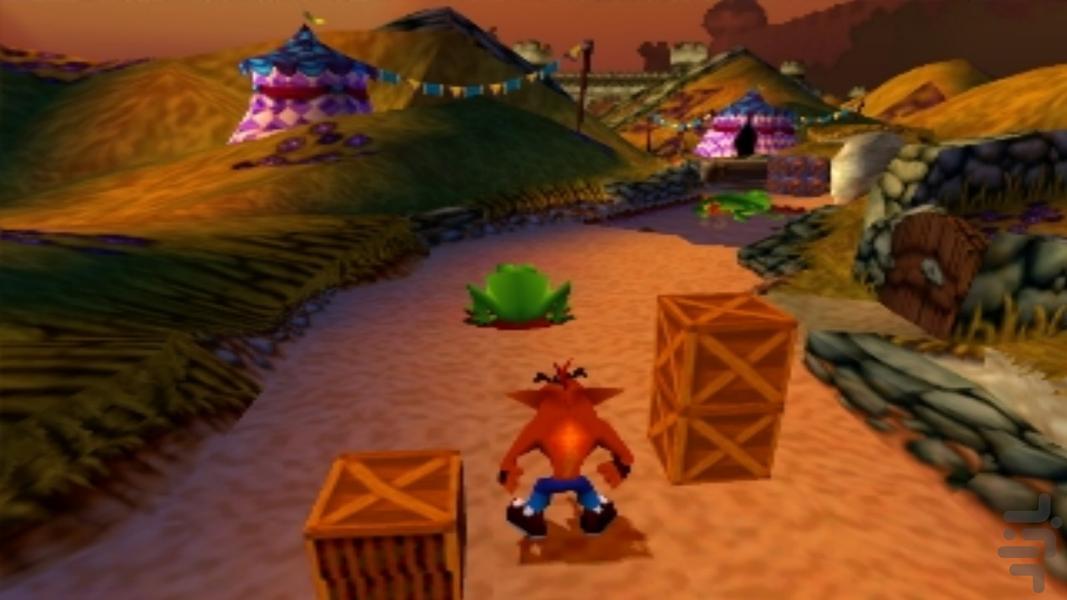 کراش مدرن انفجار دنیا (ژاپنی) - Gameplay image of android game