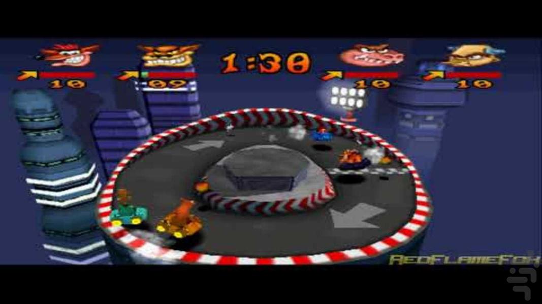 ‏Crash Bandicoot Carnival - Gameplay image of android game