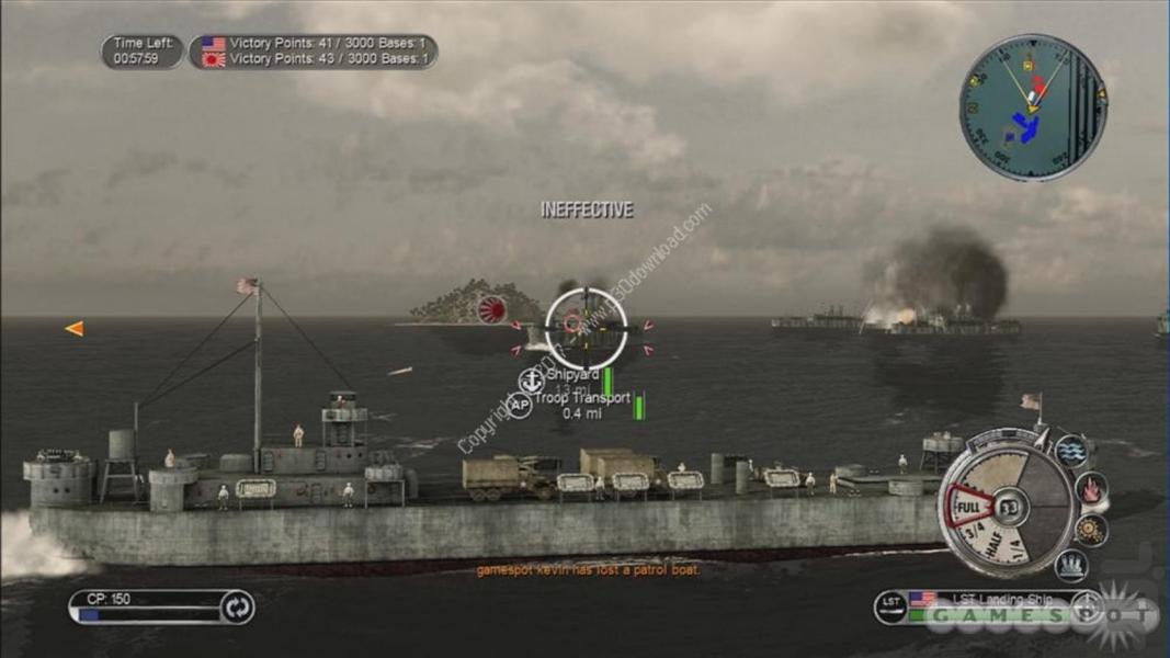 مدرن ایستگاه دریای نبرد - Gameplay image of android game