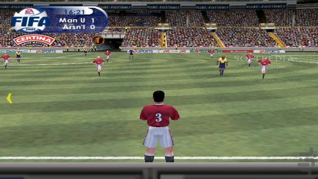مدرن پرمهیج فیفا 2001 - Gameplay image of android game