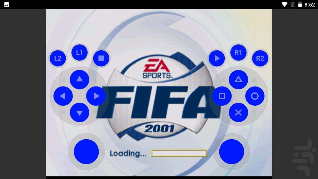 مدرن پرمهیج فیفا 2001 - Gameplay image of android game