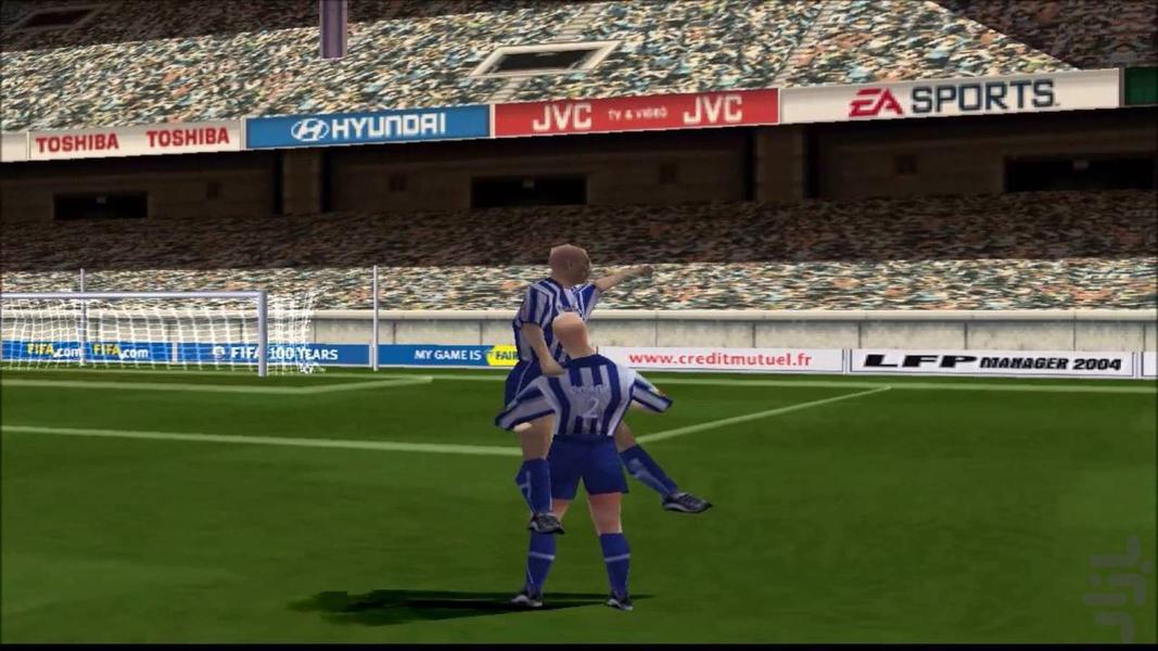 مدرن فیفا 2004 مهیج - Gameplay image of android game