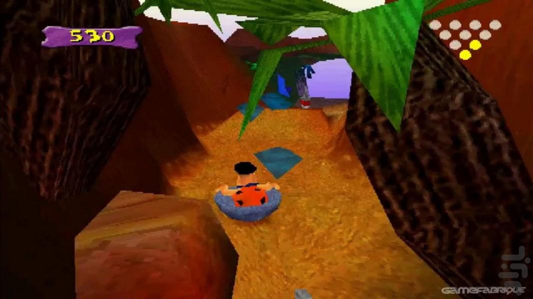 flintstones bedrock bowling - Gameplay image of android game