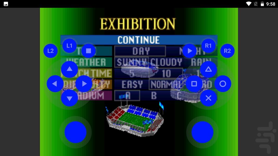 مدرن فوتبال برای گل  97 - Gameplay image of android game