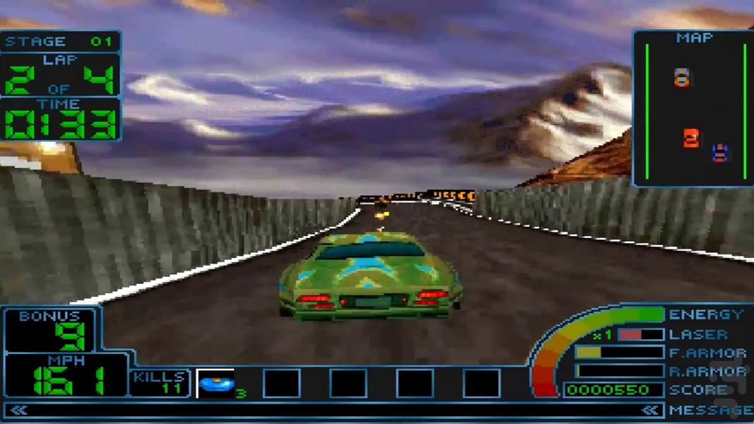 مدرن رالی ضربه ای - عکس بازی موبایلی اندروید