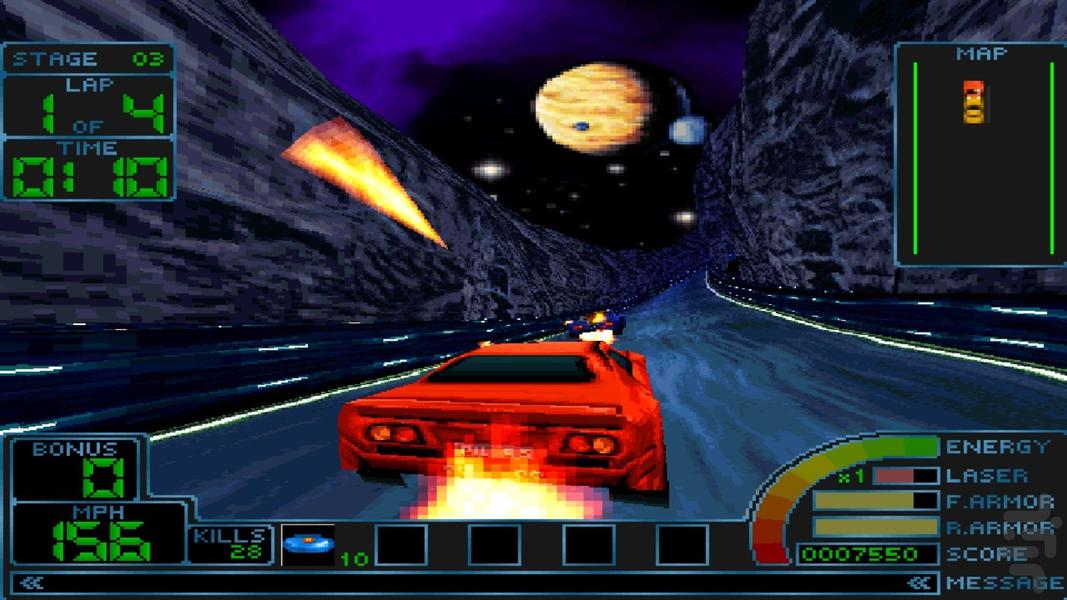 مدرن رالی ضربه ای - عکس بازی موبایلی اندروید