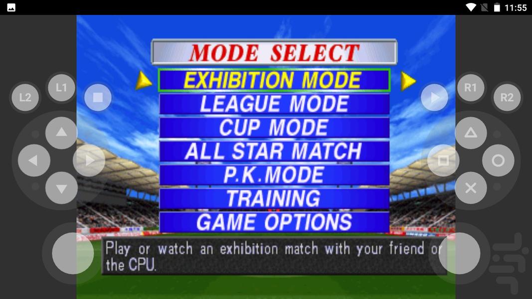 مدرن iss 98 فوتبال موطلایی - Gameplay image of android game