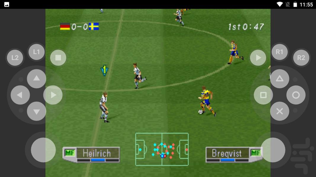 مدرن iss 98 فوتبال موطلایی - Gameplay image of android game