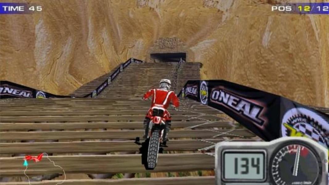 moto racer 2 - Gameplay image of android game