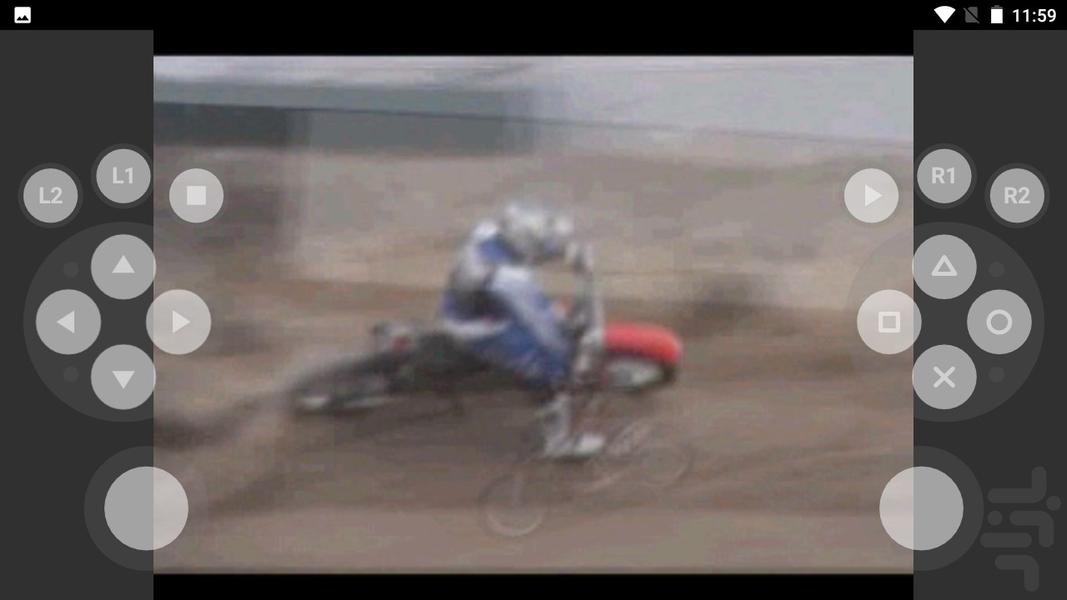 مدرن دیوانگی مانیا موتور کراس 2 - Gameplay image of android game