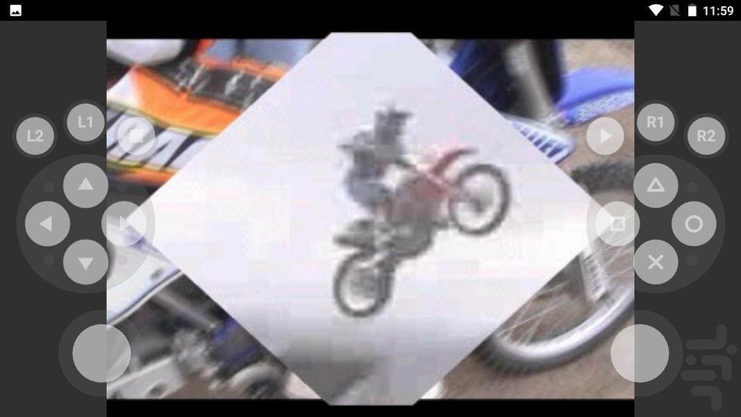 مدرن دیوانگی مانیا موتور کراس 2 - Gameplay image of android game