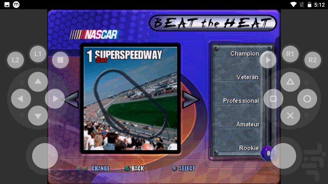 مدرن رالی گرمای ناسکار - Gameplay image of android game