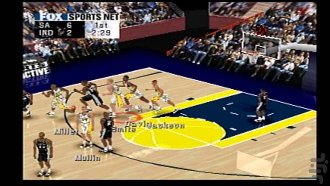 مدرن بسکتبال nba 2000 - Gameplay image of android game