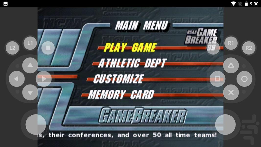 مدرن شکن فوتبال ncaa ۹۹ - عکس بازی موبایلی اندروید