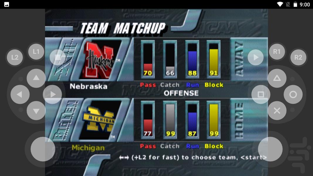 مدرن شکن فوتبال ncaa ۹۹ - عکس بازی موبایلی اندروید