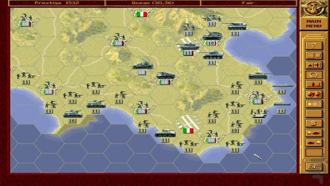 مدرن پانزر ژنرال - Gameplay image of android game