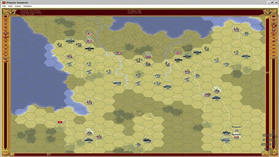 مدرن پانزر ژنرال - Gameplay image of android game