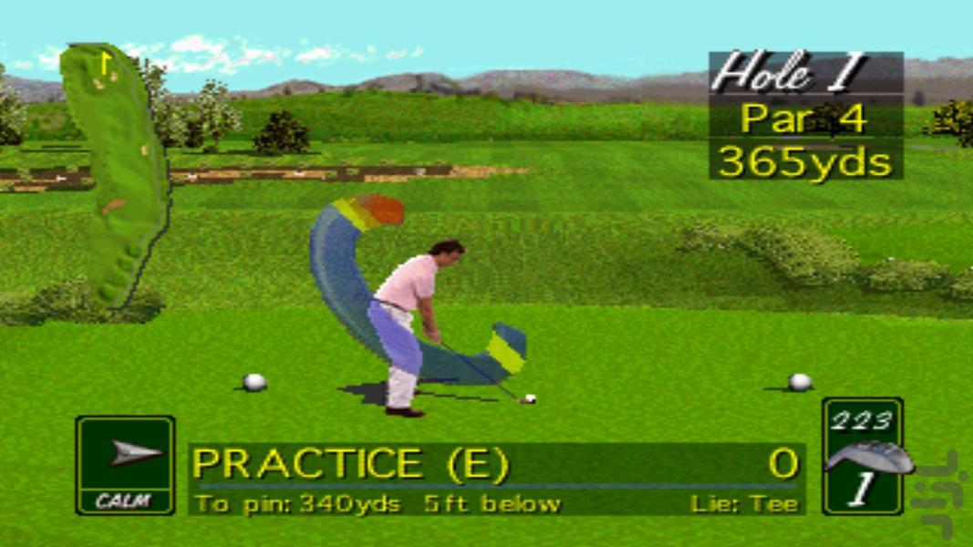 مدرن تور گلف pga 96 - Gameplay image of android game
