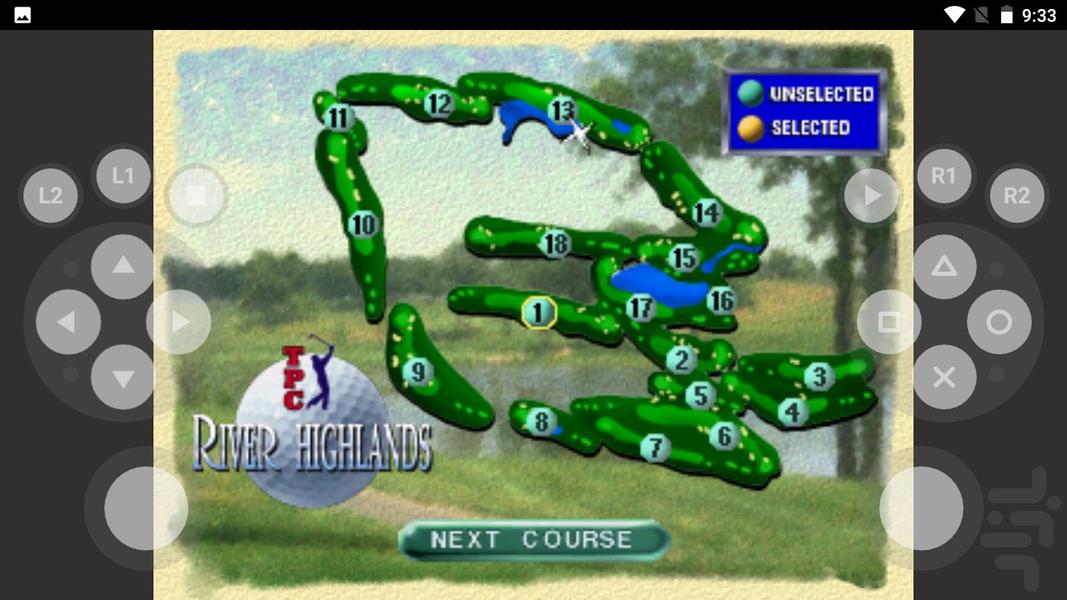 مدرن تور گلف pga 96 - Gameplay image of android game
