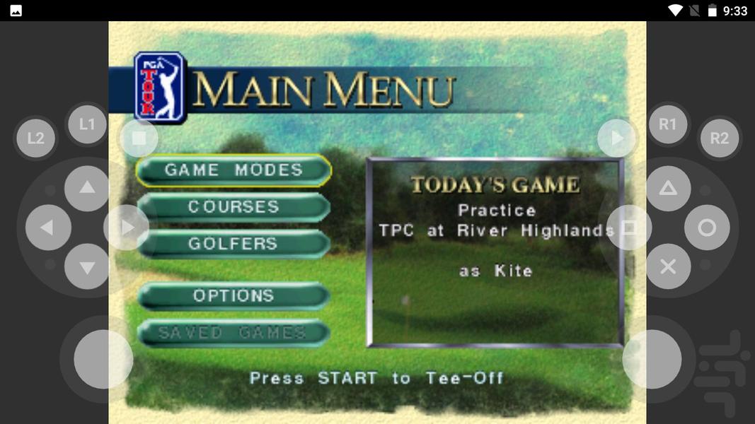 مدرن تور گلف pga 96 - Gameplay image of android game