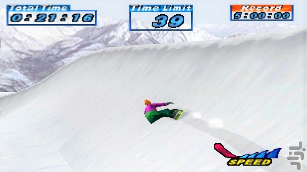 مدرن اسنوبورد : برف شدید - Gameplay image of android game