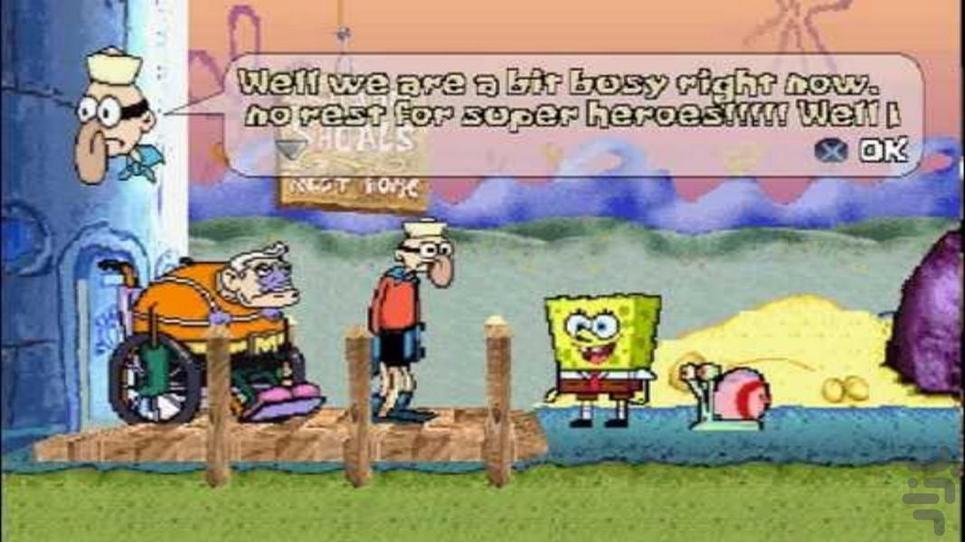 spongebob squarepants supersponge - Gameplay image of android game