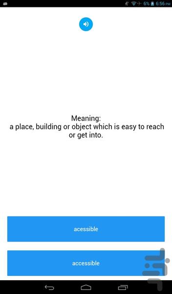 IELTS Spelling - Image screenshot of android app