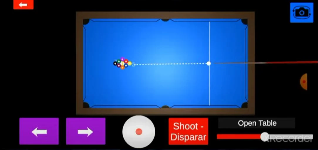 billiards 8 ball pool es en - Gameplay image of android game