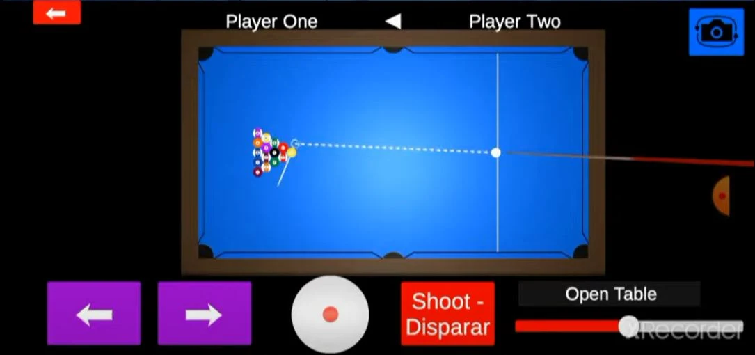 billiards 8 ball pool es en - Gameplay image of android game