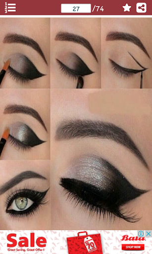 Eye Makeup - Step by Step 2022 - Image screenshot of android app