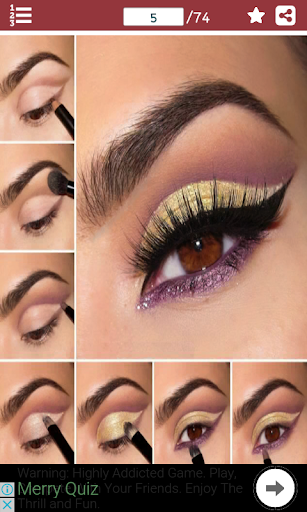 Eye Makeup - Step by Step 2022 - Image screenshot of android app