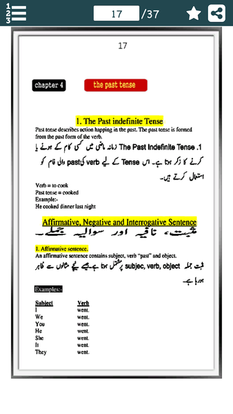 Learn English Tenses in Urdu - Image screenshot of android app