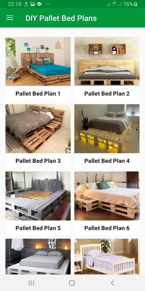 DIY Pallet Bed Plans Ideas - عکس برنامه موبایلی اندروید