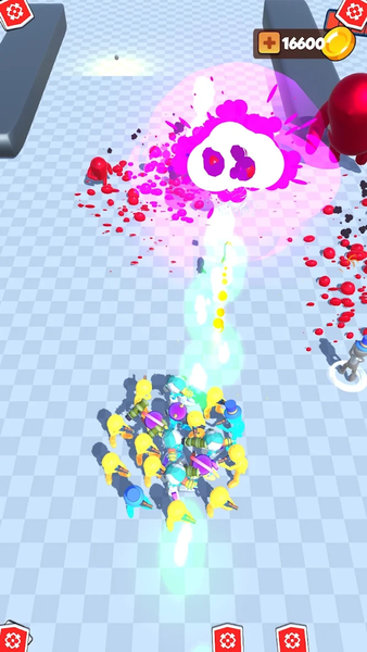 Destroy the blobs - Gameplay image of android game