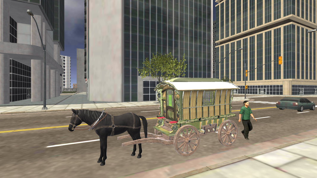 Horse Coach Simulator 3D - عکس بازی موبایلی اندروید