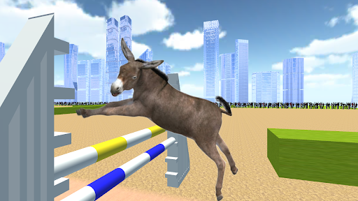 Jumping Donkeys Champions-Donkey Racing Simulator - Image screenshot of android app