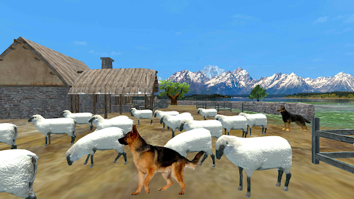 Shepherd Dog Simulator 3D-Offline Wild Animal Game - عکس برنامه موبایلی اندروید