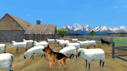 Shepherd Dog Simulator 3D-Offline Wild Animal Game - Image screenshot of android app