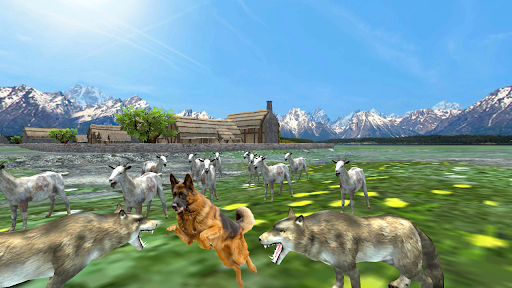 Shepherd Dog Simulator 3D-Offline Wild Animal Game - Image screenshot of android app