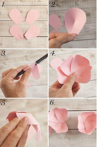 Paper Flower Tutorial - عکس برنامه موبایلی اندروید