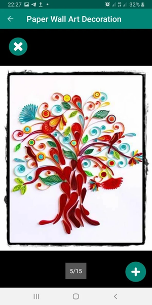 Paper Wall Art Decoration Idea - عکس برنامه موبایلی اندروید