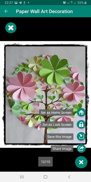 Paper Wall Art Decoration Idea - عکس برنامه موبایلی اندروید