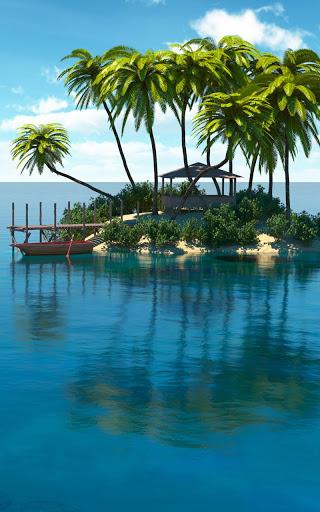 Paradise Island Live Wallpaper - Image screenshot of android app