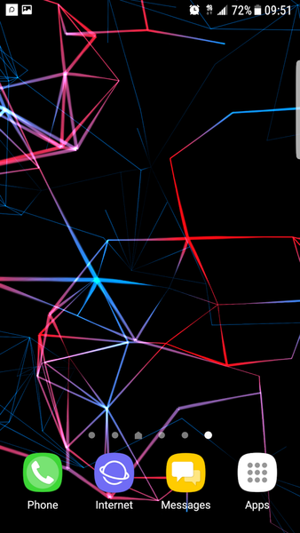 Neon Particles Live Wallpaper - عکس برنامه موبایلی اندروید